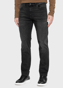 Чоловічі джинси Hugo Boss темно-сірого кольору, фото