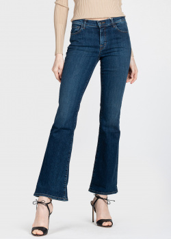 Розкльошені джинси J Brand темно-синього кольору, фото