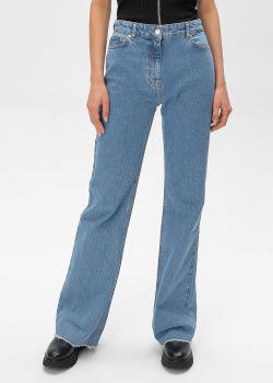 Расклешенные джинсы Love Moschino с высокой талией, фото