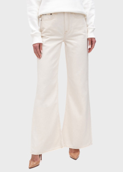 Расклешенные джинсы Polo Ralph Lauren бежевого цвета, фото