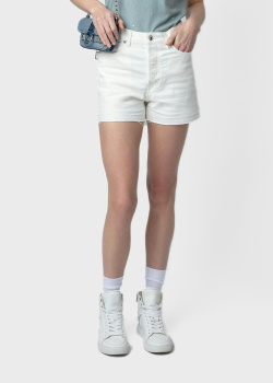 Джинсові шорти Zadig & Voltaire білого кольору, фото