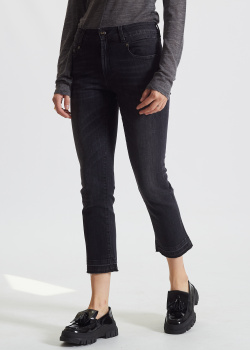 Укороченные джинсы-скинни Semicouture Pauline серого цвета, фото
