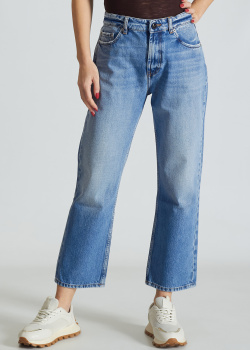 Укорочені джинси Semicouture блакитного кольору, фото