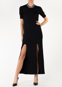 Чорна сукня Nina Ricci з декором-стразами, фото