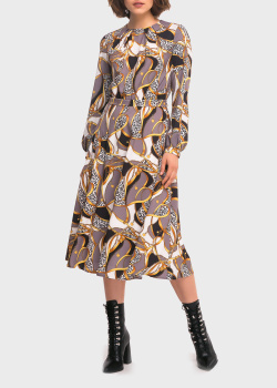 Сукня-міді Shako з візерунком та анімалістичними вставками, фото
