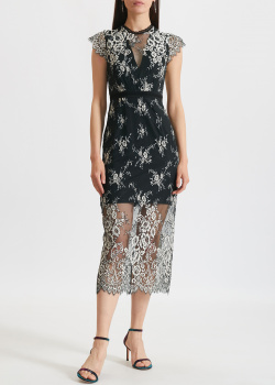 Мереживна сукня Three Floor з квітковою вишивкою, фото