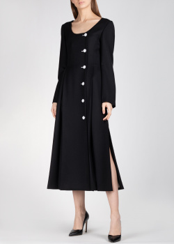 Черное платье Nina Ricci на пуговицах, фото