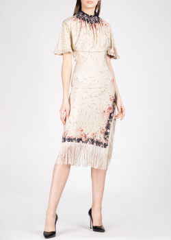Сукня-міді Paco Rabanne з бахромою, фото