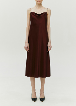 Сукня-міді Shako бордового кольору, фото