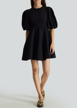 Шелковое платье Zimmermann черного цвета, фото