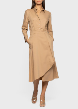 Сукня-сорочка Kocca бежевого кольору, фото