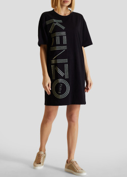 Сукня-футболка Kenzo чорного кольору, фото