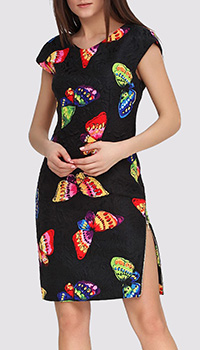 Сукня Boutique Moschino з метеликами та блискавкою на стегні, фото