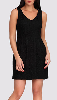 Черное платье Boutique Moschino с орнаментом, фото