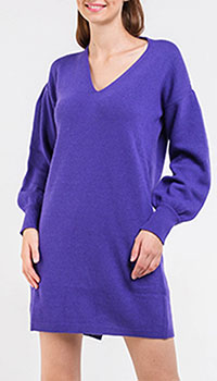 В'язана сукня Blugirl фіолетового кольору, фото