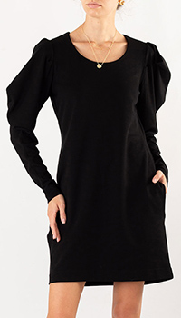 Черное платье Dorothee Schumacher с пышными рукавами, фото