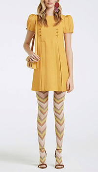 Сукня Elisabetta Franchi жовтого кольору, фото