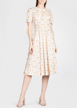 Платье-миди Brock Collection с флористическим принтом, фото