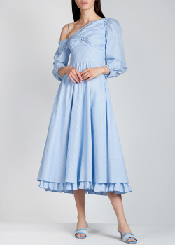 Синя сукня Alexa Chung з пишною спідницею, фото