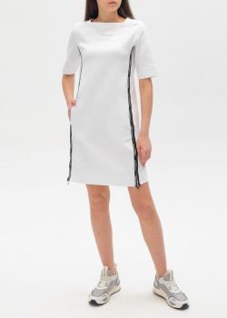 Белое платье Emporio Armani с коротким рукавом, фото