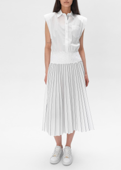 Сукня-сорочка Ermanno Ermanno Scervino з плісированою спідницею, фото