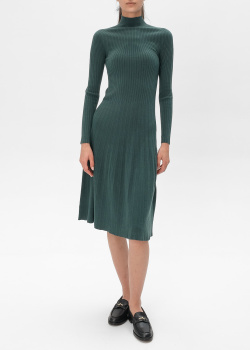Трикотажное платье Ermanno Ermanno Scervino зеленого цвета, фото