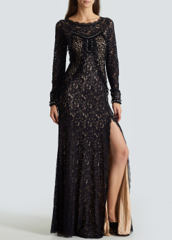 Кружевное платье Versace с вырезом на спине, фото