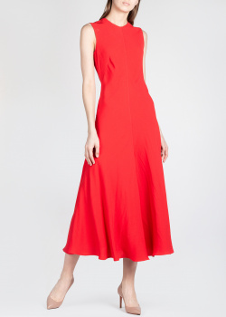 Червона сукня Khaite без рукавів, фото