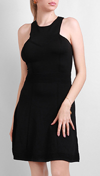 Трикотажное платье Silvian Heach черного цвета, фото