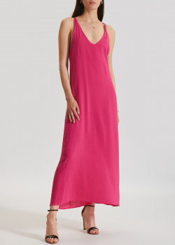 Длинное платье Silvian Heach розового цвета, фото