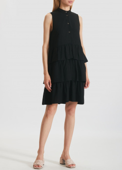 Шовкова сукня-сорочка Marchi Rene з воланами, фото