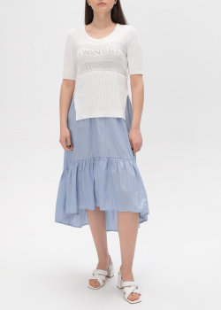 Сукня міді Twin-Set із трикотажним верхом, фото