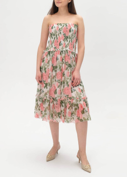 Платье-миди Twin-Set с цветочным принтом, фото