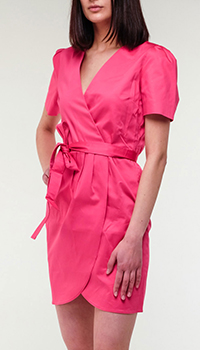Розовое платье Twin-Set на запах, фото