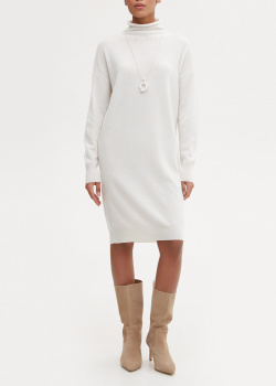 Кашемировое платье GD Cashmere белого цвета, фото