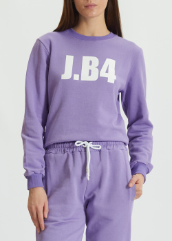 Хлопковый свитшот J.B4 Just Before фиолетового цвета, фото