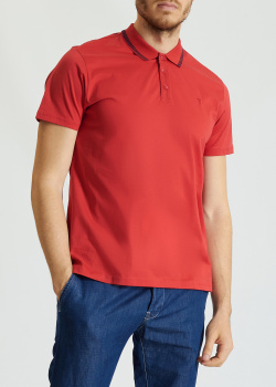 Футболка-поло Trussardi Jeans червоного кольору, фото