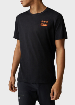 Чорна футболка Bogner Fire+Ice Tarik із логотипом, фото
