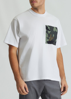 Мужская футболка PMDS с камуфляжной вставкой, фото