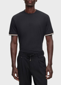 Мужская футболка Hugo Boss черного цвета, фото