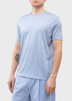 Мужская футболка Paul&Shark из смесового шелка, фото
