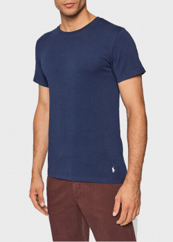 Набір футболок Polo Ralph Lauren синього кольору 2шт, фото
