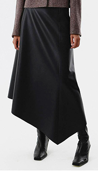 Асимметричная юбка Shakо из искусственной кожи, фото