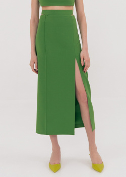 Зеленая юбка Shako с разрезом, фото