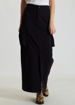 Длинная юбка Marchi Cargo с накладными карманами, фото