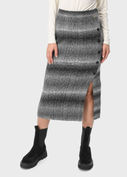 Трикотажная юбка Twin-Set с разрезом, фото