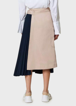 Комбинированная юбка Twin-Set средней длины, фото
