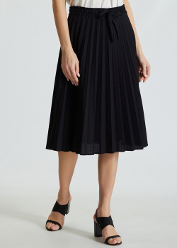 Плиссированная юбка Semicouture черного цвета, фото