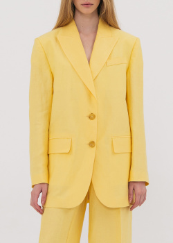Однобортный пиджак Shako желтого цвета, фото