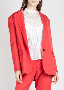 Шерстяной пиджак Isabel Marant красного цвета, фото
